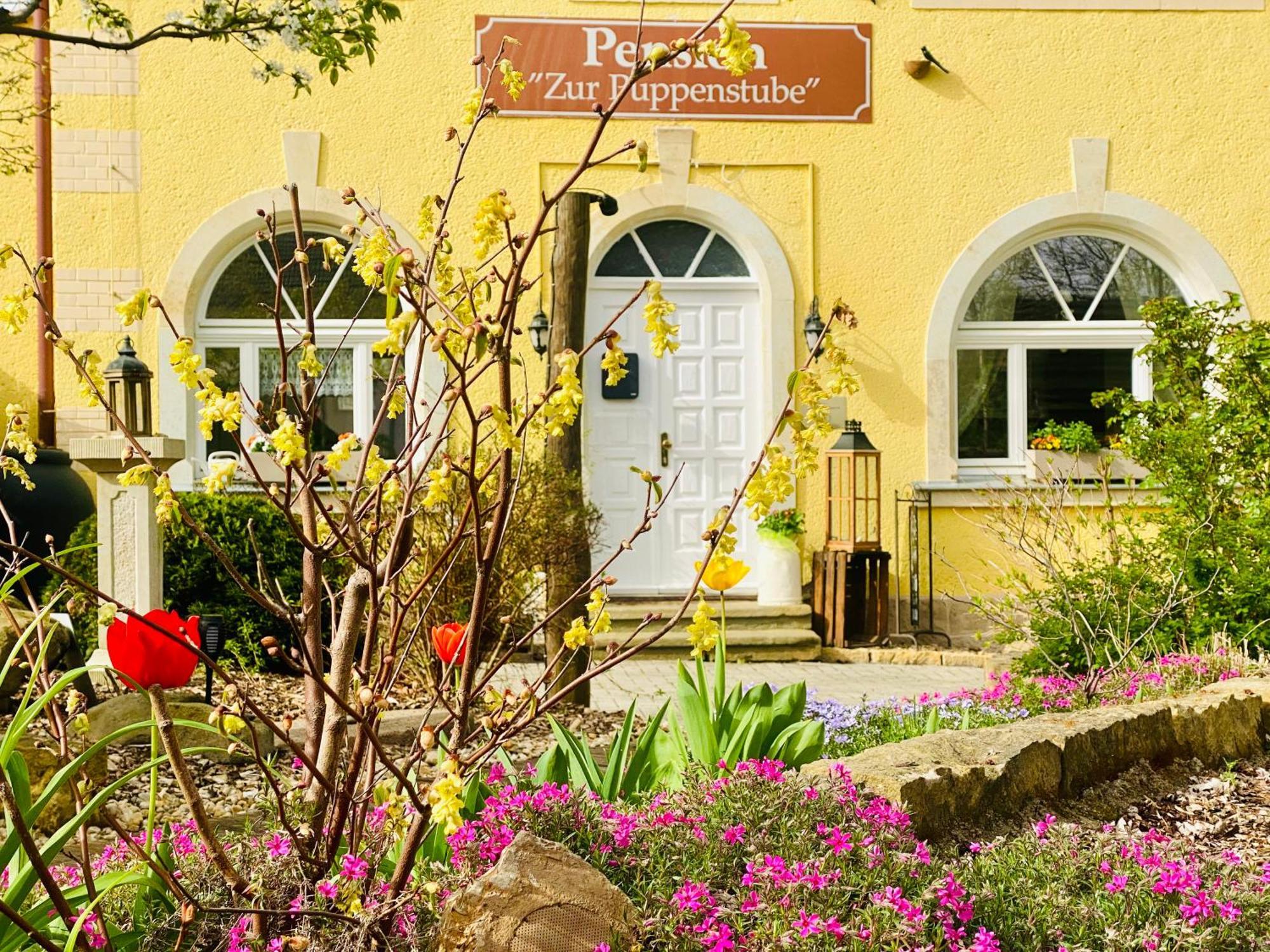 Restaurant Und Pension Zur Puppenstube ชโตลเพน ภายนอก รูปภาพ
